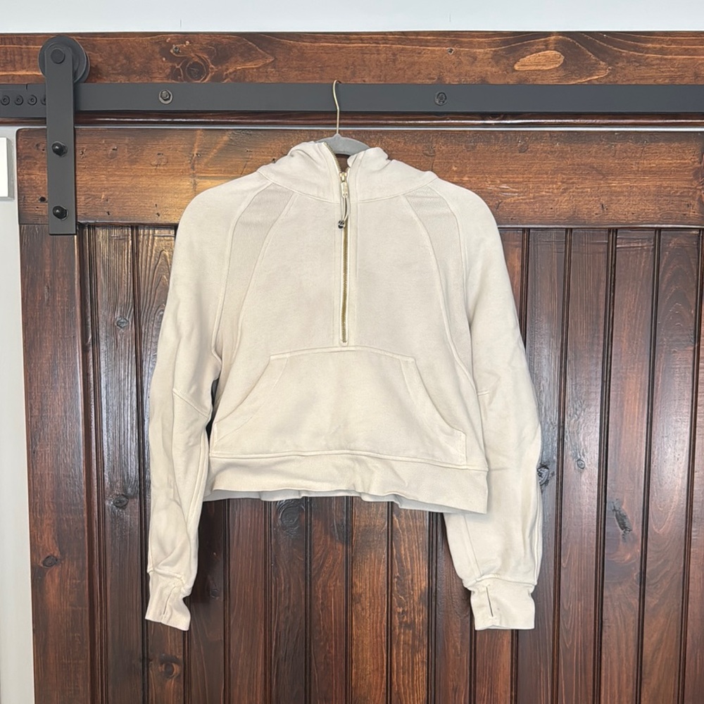 Lululemon Scuba Cropped Quarterzip